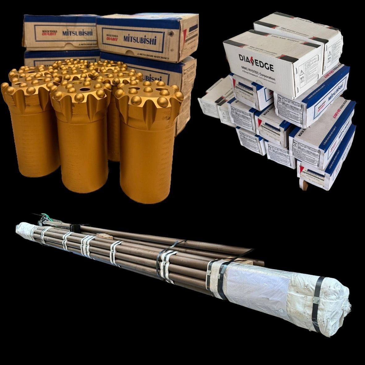 mitsubishi drill agent. button bits.